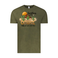 Vintage Olive Something In The Orange Tells We Were Not Done Vintage Tee - CowhideDigitalArt