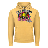 Vintage Mustard im just a woman who loves her firefighter Vintage Hoodie - SublimationCraftShop