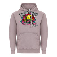 Vintage Zinc im just a woman who loves her firefighter Vintage Hoodie - SublimationCraftShop