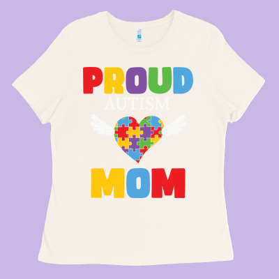 Lil Autism Mom Ladies Tee Designed By Cowhidedigitalart