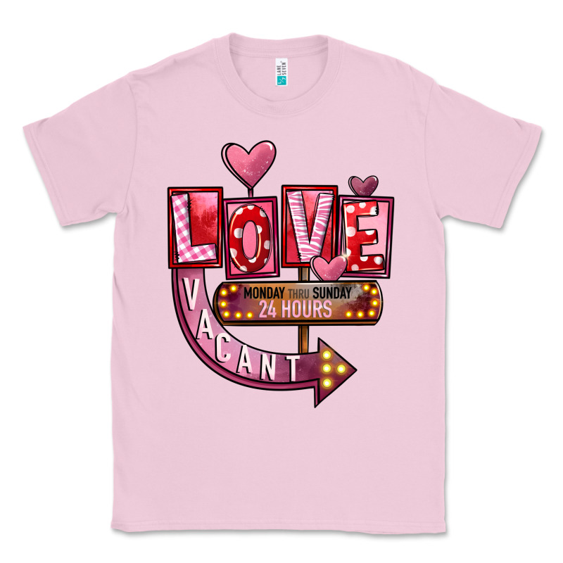 Valentine's Day Love Vacant Classic Tee by FaDigitalArtStudio | Teevron