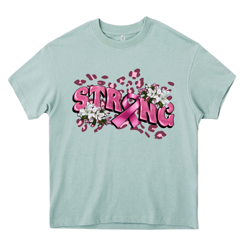 Strong Cancer Awareness Heavy Core Tee by FaDigitalArtStudio | Teevron