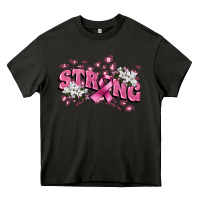 Asphalt Strong Cancer Awareness Heavy Core Tee - FaDigitalArtStudio