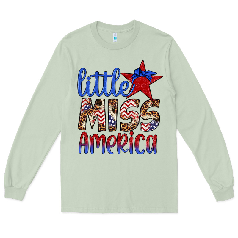 Little Miss America Long Sleeve Tee by Artiststas | Teevron