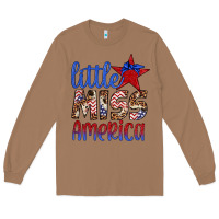 Toasted Coconut little miss america Long Sleeve Tee - Artiststas