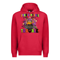 Cardinal kids halloween hubble bubble here comes trouble Premium Hoodie - BarkalooDesign