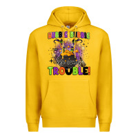 Lemon kids halloween hubble bubble here comes trouble Premium Hoodie - BarkalooDesign