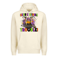 Sandshell kids halloween hubble bubble here comes trouble Premium Hoodie - BarkalooDesign