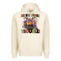 Tofu kids halloween hubble bubble here comes trouble Premium Hoodie - BarkalooDesign