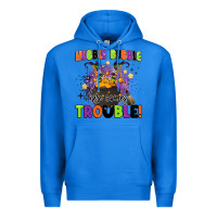True Royal kids halloween hubble bubble here comes trouble Premium Hoodie - BarkalooDesign