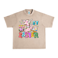 French Oak My 1st Easter Urban Heavy Tee - CowhideDigitalArt