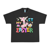 Pigment Black My 1st Easter Urban Heavy Tee - CowhideDigitalArt