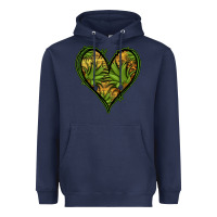 Navy pineapple heart Heavyweight Hoodie - Jasminsmagicworld