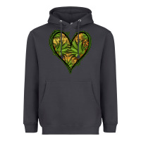 Smoke pineapple heart Heavyweight Hoodie - Jasminsmagicworld