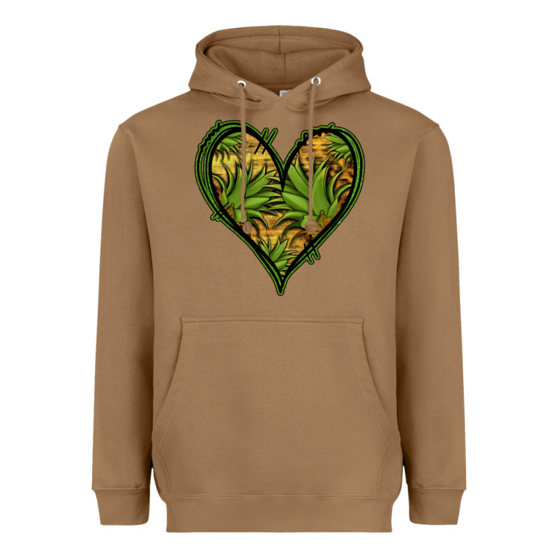 Pineapple Heart Heavyweight Hoodie by Jasminsmagicworld | Teevron