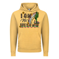 Vintage Mustard i am not a hugger Vintage Hoodie - CowhideDigitalArt