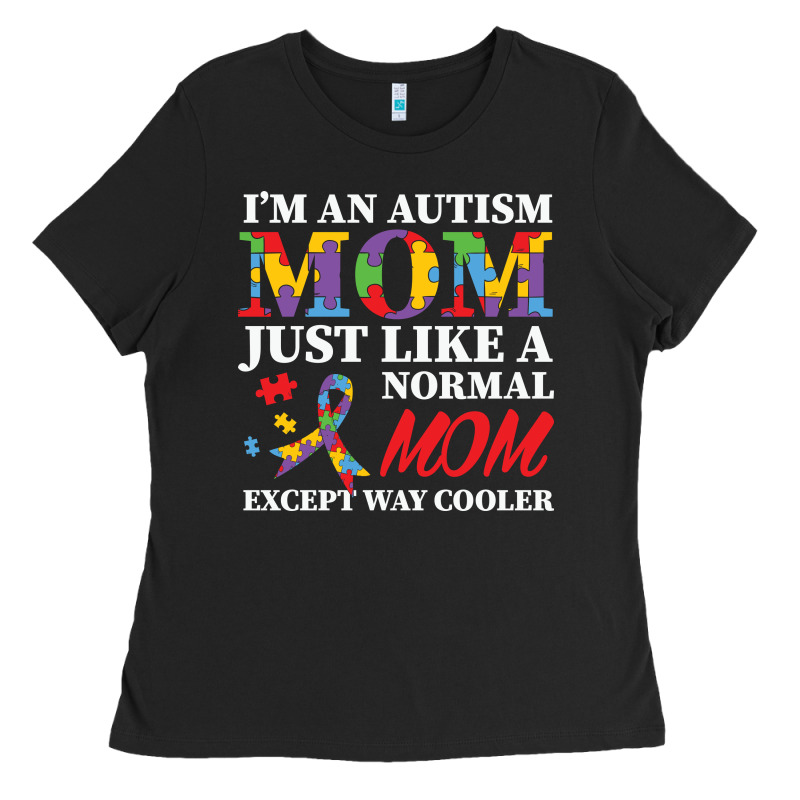 Lil Autism Mom Ladies Tee by CowhideDigitalArt | Teevron