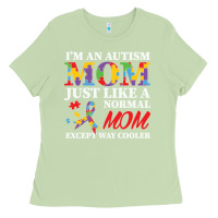 Matcha LIL Autism Mom Ladies Tee - CowhideDigitalArt