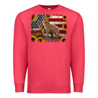 American Th Of July Wolves Premium Sweatshirt | Teevron