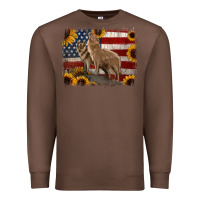 Chestnut american th of july wolves Premium Sweatshirt - Jasminsmagicworld