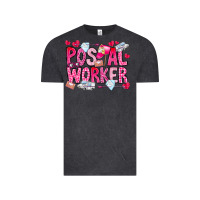 Vintage Black Postal Worker Vintage Tee - CowhideDigitalArt