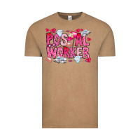 Vintage Coffee Postal Worker Vintage Tee - CowhideDigitalArt