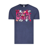 Vintage Denim Postal Worker Vintage Tee - CowhideDigitalArt
