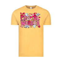 Vintage Mustard Postal Worker Vintage Tee - CowhideDigitalArt