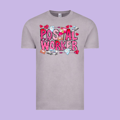 Postal Worker Vintage Tee Designed By Cowhidedigitalart
