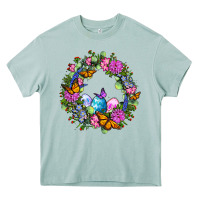 Arona Easter Ocaliptus spring flowers Heavy Core Tee - OliviaCreatesArt