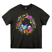 Asphalt Easter Ocaliptus spring flowers Heavy Core Tee - OliviaCreatesArt