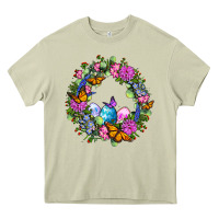 Mossy Easter Ocaliptus spring flowers Heavy Core Tee - OliviaCreatesArt