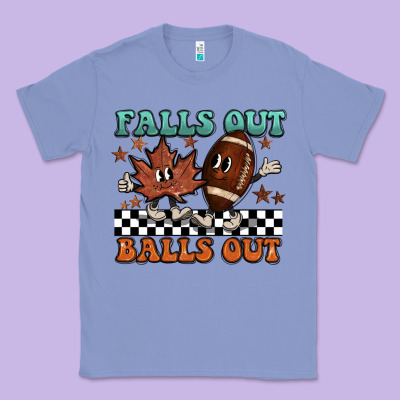 Falls Out Balls Out Classic Tee Designed By Barkaloodesign