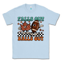 Dusty Blue falls out balls out Classic Tee - BarkalooDesign