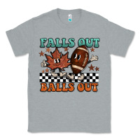 Heather Grey falls out balls out Classic Tee - BarkalooDesign
