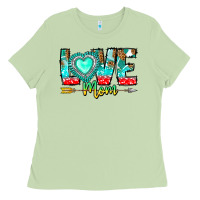 Matcha Love Mom Ladies Tee - CowhideDigitalArt