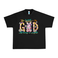 Black With God All Things Are Possible Easter Day Urban Heavy Tee - CowhideDigitalArt
