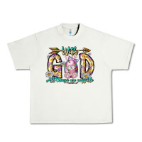 Pistachio With God All Things Are Possible Easter Day Urban Heavy Tee - CowhideDigitalArt