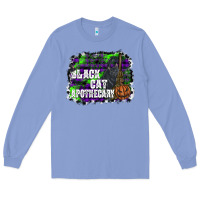 Colony Blue black cat apothecary Long Sleeve Tee - SublimationCraftShop