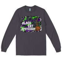 Smoke black cat apothecary Long Sleeve Tee - SublimationCraftShop