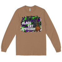 Toasted Coconut black cat apothecary Long Sleeve Tee - SublimationCraftShop