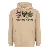 Mushroom Peace Love Pumkins Heavyweight Hoodie - Jasminsmagicworld