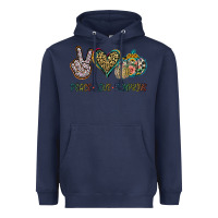 Navy Peace Love Pumkins Heavyweight Hoodie - Jasminsmagicworld