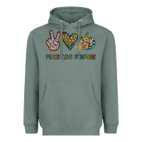 Sage Peace Love Pumkins Heavyweight Hoodie - Jasminsmagicworld