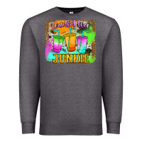 Charcoal Heather Loaded Tea Junkie Premium Sweatshirt - Jasminsmagicworld