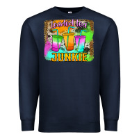 Navy Loaded Tea Junkie Premium Sweatshirt - Jasminsmagicworld
