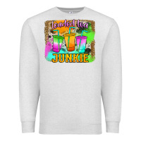 Oatmeal Heather Loaded Tea Junkie Premium Sweatshirt - Jasminsmagicworld
