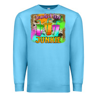 Ocean Blue Loaded Tea Junkie Premium Sweatshirt - Jasminsmagicworld