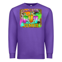 Purple Loaded Tea Junkie Premium Sweatshirt - Jasminsmagicworld