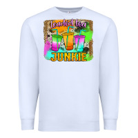 White Loaded Tea Junkie Premium Sweatshirt - Jasminsmagicworld